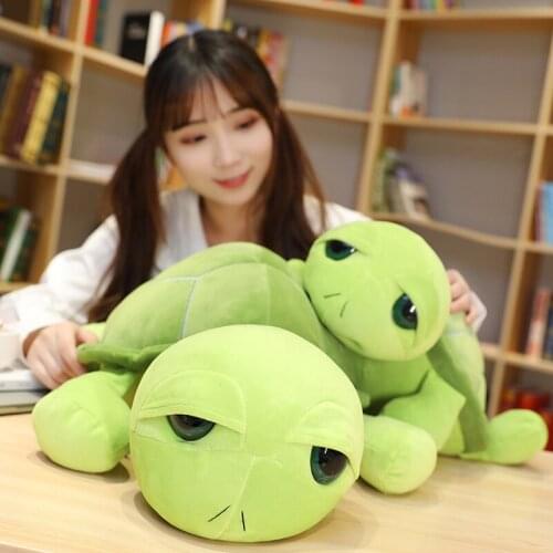 55cm Soft Plush Tortoise Toy Cute Sea Turtle Plush Pillow Stuffed Cushion for Girls Valentines Day Gift Home Decor