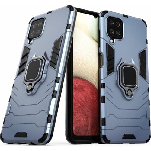 For Samsung Galaxy A12 Case Cover Samsung A12 A125F A125 Shockproof Combo Ring Holder Case For Samsung A12 A 12 Back Cover Funda