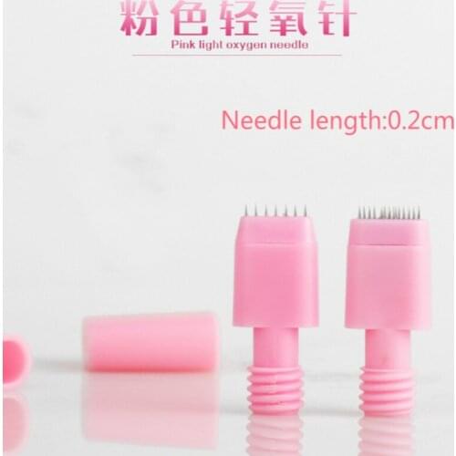 Pink Aesthetic Professional Microblading Tattoo Needles For Permanent MakeUp No scab light oxygen eyebrow Tattooing 7Pin& 19pins