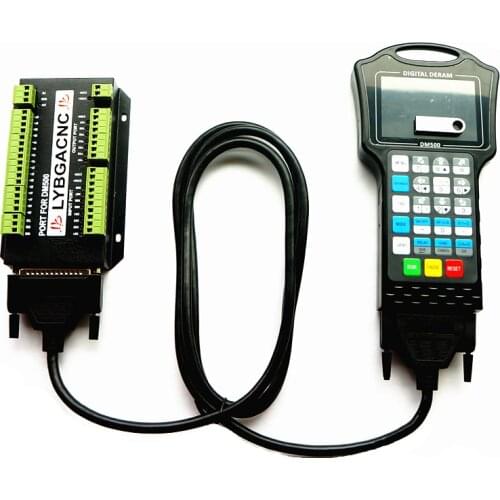 500 KHz DM500 3/4 Axis Handheld CNC Motion System G code CAD/CAM Support USB Flash Disk for cnc DIY milling machine