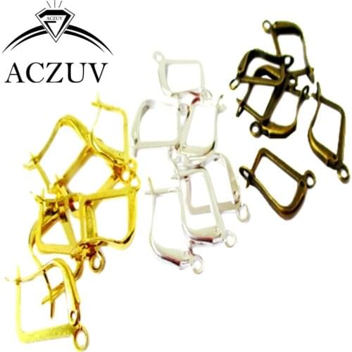 Wholesale Leverback Earring Findings Antique Bronze/Silver/Gold Lever Back Earring Hooks Earwires Jewelry Making Accessories