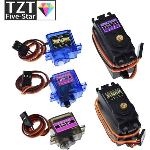 SG90 SG02R MG90S MG995 MG996 Servo Metal Gear for Model Helicopter Boat For Arduino UNO DIY Mechanical Arm MG946R MG996R