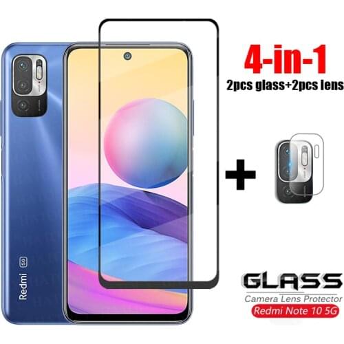 Glass Redmi Note 10 5G Full Cover Tempered Glass For Xiaomi Redmi Note 10 Pro HD Phone Screen Protector Redmi Note 10 5G Glass