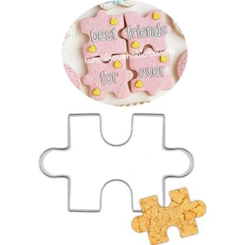 1pcs patisserie reposteria Building Blocks Molds Metal Cookie Cutter Fondant Cake Decor Tools Biscuit Mould Pastry Shop Bakeware