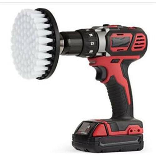 Newly 3 Pcs/Set Drill Brush Car Washing Detail Brush Carpet Boat Cleaning Accessories