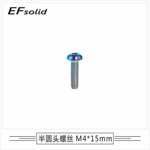 4 Pieces of Titanium Alloy Screws Cycling Modification Screws M4X6/8/10/15/20