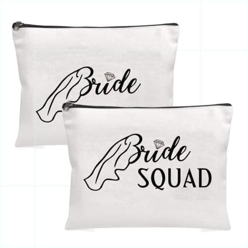 Veil Bride Miss to Mrs makeup bag Bachelorette Party Bridal shower wedding engagement decoration bridesmaid Squad Gift present