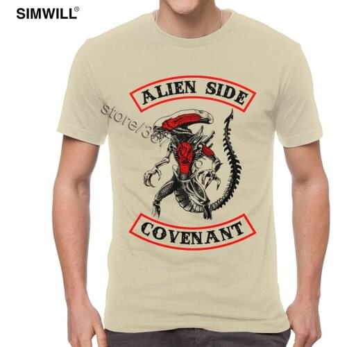 Classic Alien Covenant Tee Shirt Cool Summer Cotton T Shirt Mens Short Sleeved Streetwear harajuku T-Shirt