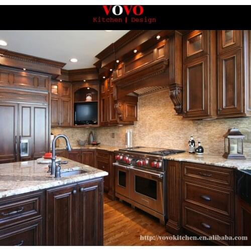 Solid wood kitchen island