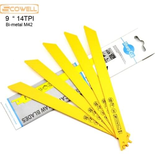 30% Off Saw Blades Metal 9 In 14tpi Bimetal Material Type For Cutting Machine Saw Reciprocating M42 Cobalt 8% Sabre Saw Blade
