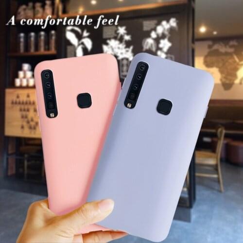 Lovely Candy Color Case For Samsung Galaxy A9 2018 A920 Coque Soft Silicone TPU Back Cover For Samsung A9 2018 A920F Matte Cases