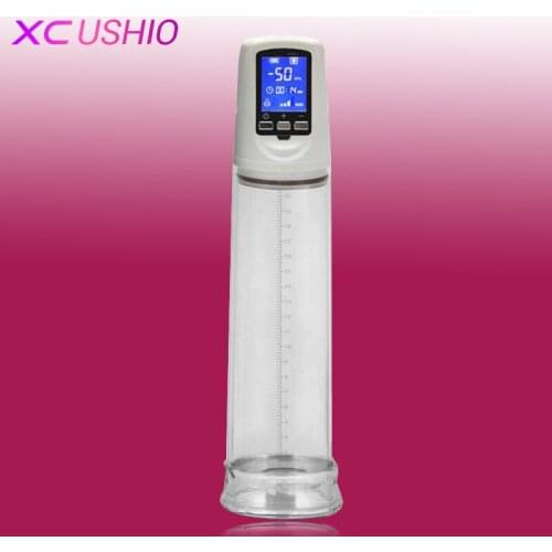 Penis Pump USB Rechargeable LED Automatic Penis Extender Male Enhancement Electric Penis Enlargement Adult Sex Toys For Men