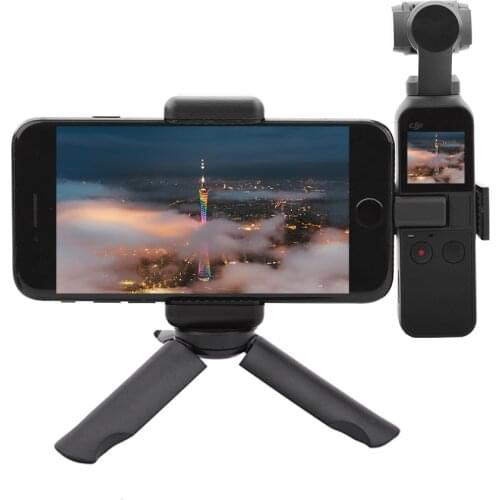 Mobile Phone Clip Mount Desktop Tripod for DJI Osmo Pocket Caemra Gimbal Stabilizer Accessory Protector Table Stand Holder