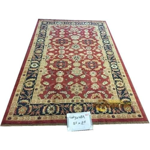 Original single export Turkish handmade carpets OUSHAK Ozarks pure wool carpet TN28A 5.5x8.5gc47zieyg28