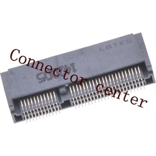 Original LOTES NGFF Socket 67Pin Key E 4.2mm Height SSD M.2 Connector E key