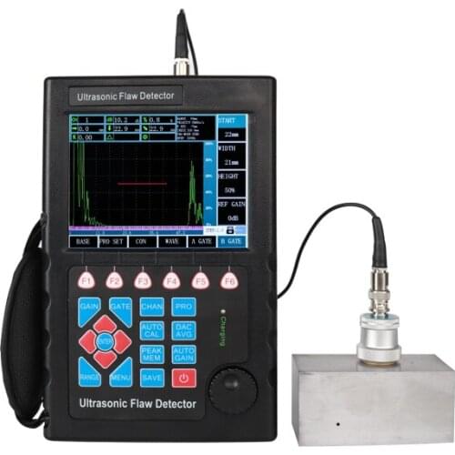 New Original Portable NDT Equipment Ultrasonic Testing Machine Flaw Detector 0~10000mm Range Digital Ultrasonic Flaw Detector