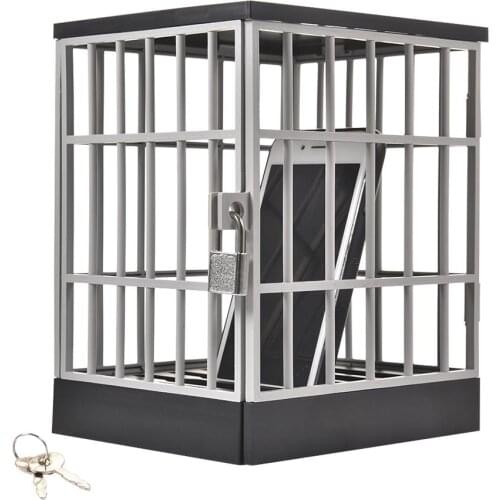 Portable Lock Up Mobile Phone Jail Smartphone Office Lightweight Storage Cage Holder Antistress Brinquedos For Kids Adults Party