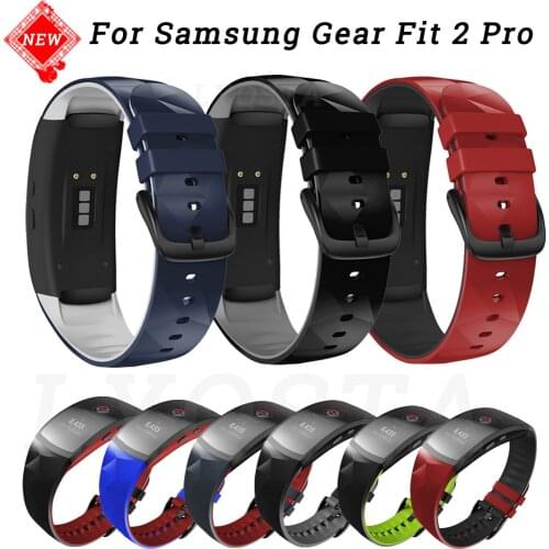Wristband For Samsung Gear Fit 2 Pro Replacement Bracelet Silicone Watchband For Samsung Fit2 SM-R360 Smart Watchstrap Accessory