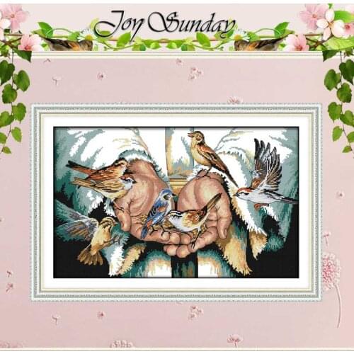 With Love In The Hands Patterns Counted Cross Stitch 11 14CT Cross Stitch Sets Wholesale Cross-stitch Kits Embroidery Needlework