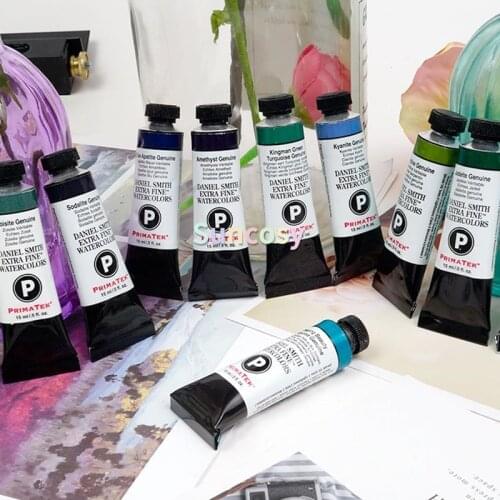 USA Imported Original Daniel Smith S4 Master Watercolor Paint 15ml Full Tube , 2ml Sub-packaged, Aquarela Acuarelas