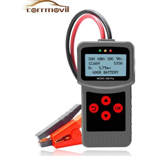 12V 24V Auto Battery Tester Digital Car Alternator System Test Tool 3-220mAh Charging Start Analyzer For Automotivo Motorcycle