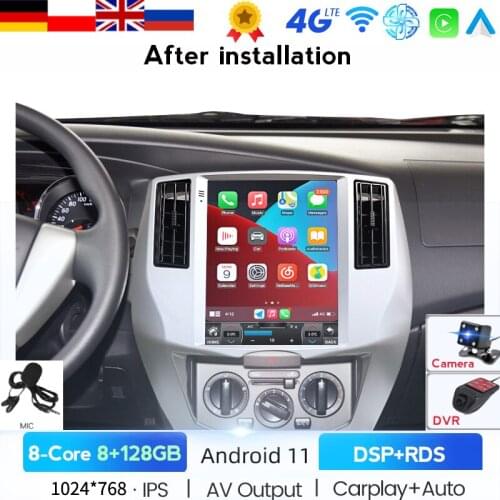 Octa Core Android 10.0 System Car DVD GPS Navigation Player Deckless Car Stereo For Nissan Livina 2013-2019 Radio WIFI Headunit