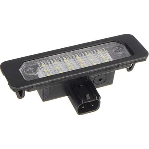 2Pcs 12V 6500K Car Bright White LED Rear Number License Plate Light Car Exterior Signal Lamp For Ford Mustang Focus Taurus