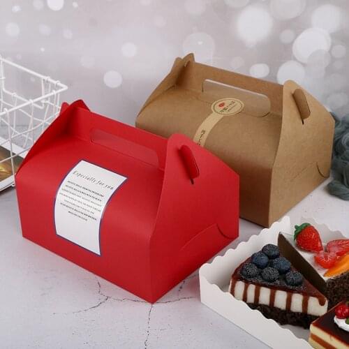 Kraft paper box brown/black/white cardboard handmade transparent PVC window soap box craft paper wedding candy box