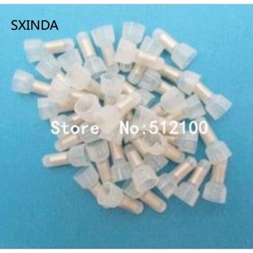 100pcs Nylon Crimp Caps 22-16 AWG Gauge Wire Connectors Terminals Close End Wire