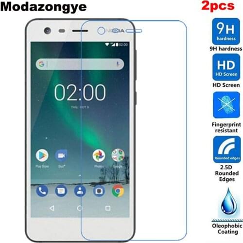 2pcs Screen Protector For Nokia 2 Tempered Glass Nokia 2 Nokia2 TA-1029 TA-1035 Screen Protector For Nokia 2 2017 Glass Film