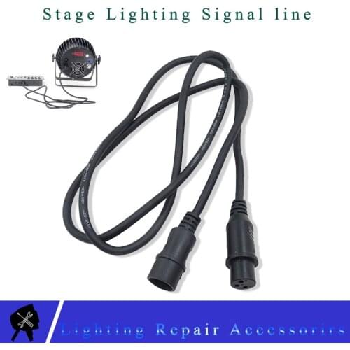 3 PIN DMX Cable 1M/5M/10M/15M/20M Black Connector Signal Line Cable Used For Led Par Stage Lights Equipment