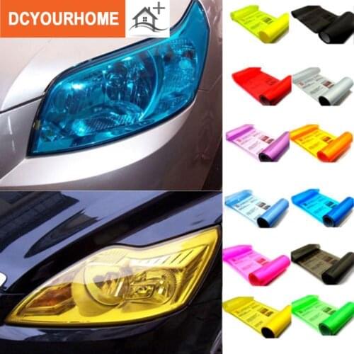 30x60cm Auto Car Tint Fashion Headlight Taillight Fog Light Vinyl Smoke Film Sheet Sticker Cover Car styling