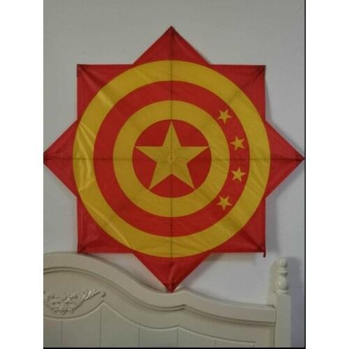 3D Kite flying kites for adults outdoor games garden child outdoor toys Single line kite Traditional kite Pentagram kite