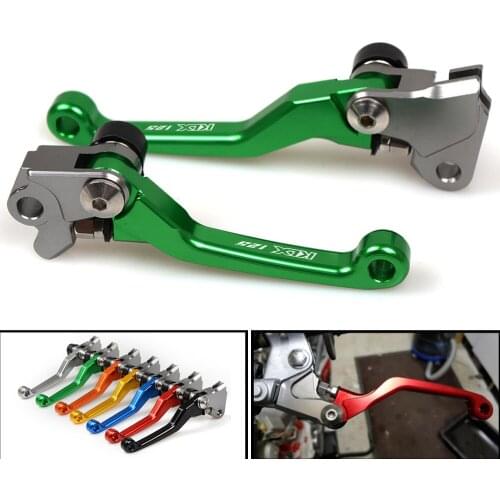 For Kawasaki KLX 125 D-TRACKER 125 D-TRACKER125 KLX125 2010-2016 CNC Pivot Brake Clutch Levers Motorcycle Dirt Bike Motocross