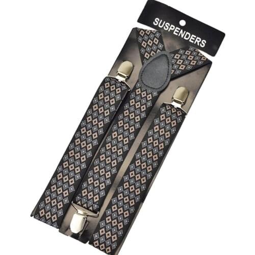 120cm Mens/women Suspender 3.5cm larger Suspenders Clip-on Y-Back Braces Elastic 100cm 110cm