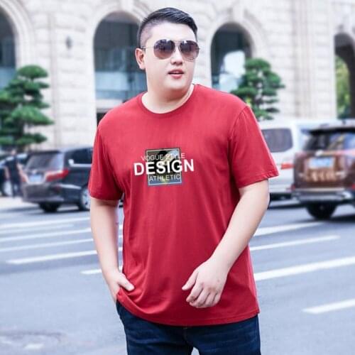2020 new men plus size t-shirts long sleeve autumn winter 6XL 7XL man oversize cotton loose letter underwear tees big size tops