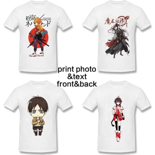 Customize Shirts For Women Men Custom T Shirts Design Your Own Photo Personalized Tee shirt Front Back Sublimation Printing