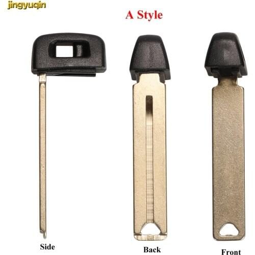 Jingyuqin Smart Prox Remote Car Key Fob Uncut Blade For Toyota Camry Corolla Highlander Prius Insert Emergency Blank Replacement