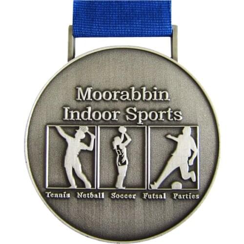 China Factory Custom Triathlon Medal Hot Sale Promotional 3D Medal with Ribbon