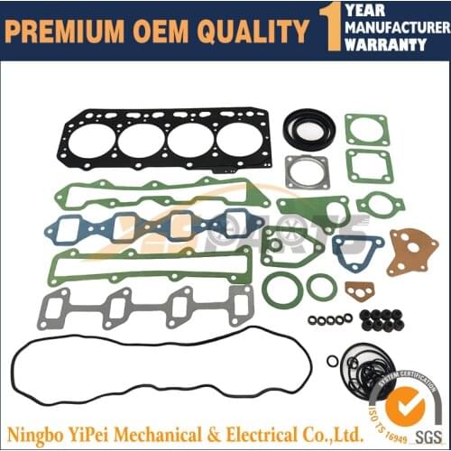 Overhaul Full Gasket Set Head Gasket for TK486 TK486V Yanmar 4TNV86 Engine