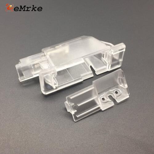 EEMRKE Car Rear View Camera Bracket License Plate Lights Housing Mount for Citroen C2 C3 C4 C5 C6 C8 Jumper Kombi SpaceTourer