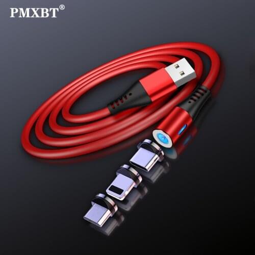 Liquid Silicone Magnetic Cable For iPhone Micro USB Type C Fast Charging Data Cord for Samsung S9 S10 Xiaomi Magnet Charge Cable
