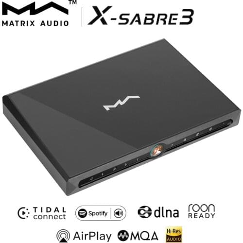 MATRIX X-SABRE3 Streaming Audio DAC ES9038PRO Decoder 768kHz/32Bit DSD512 with Remote Control
