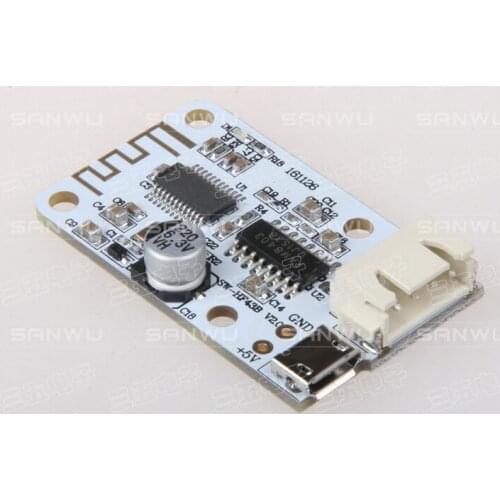 Micro USB 3w+3w Bluetooth Audio Receiver Digital Amplifier Board Module 5v diy Speaker