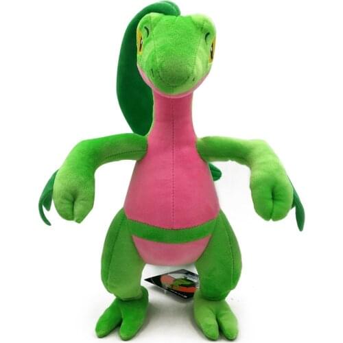 33cm Large Size Grovyle Soft Stuffed Plush Doll Toy Cute Cartoon Animal Peluche Doll For Children Christmas Gift