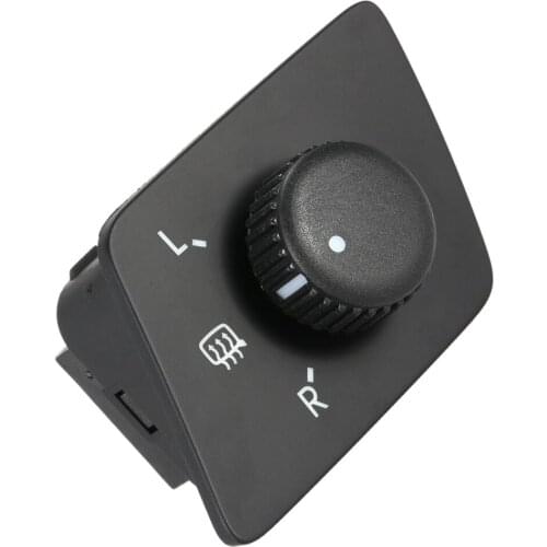 Side Rear View RearView Mirror Switch Adjust Control Knob fit for VW POLO 01-04 6Q0959565 Plastic ABS Left Hand Drive