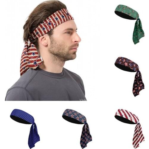 Sports Tennis Head band For Male Outdoor Cycling Running Fitness Sweat headband Basketball Breathable Anti-Slip Men Headband