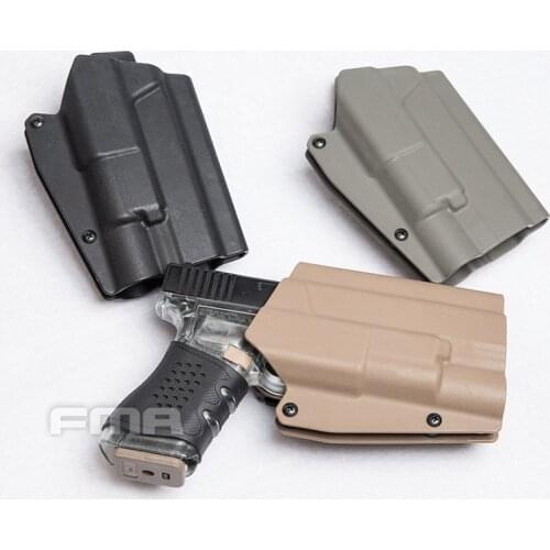 TBFMA Tactical Holster Outdoor CS Field Accessories Waist Quick Pistol Holster for G17/G19 and X300 lamps TB1329