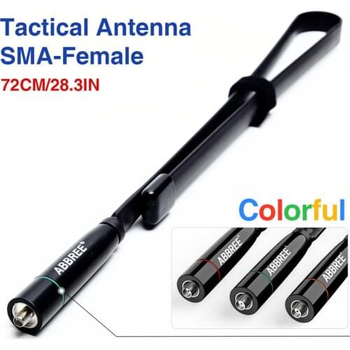 Colorful Tactical Antenna AR-152C SMA-Female 72CM Dual Band 144/430Mhz For BAOFENG UV-5R Walkie Talkie Ham Radio