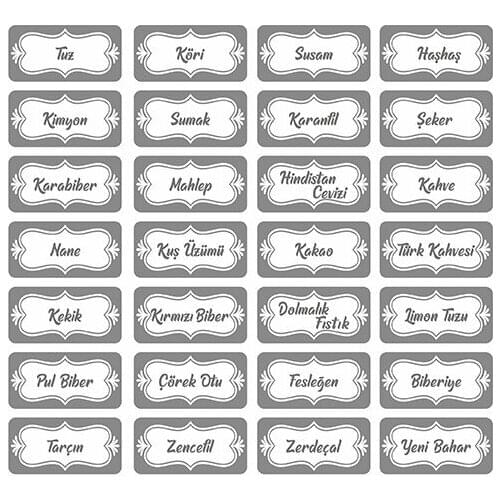 Modern Meteor Gallery Condiment Label-Jar Label-Sticker design product